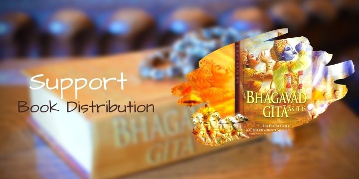 Support Book Distribution iskcon delhi donation page