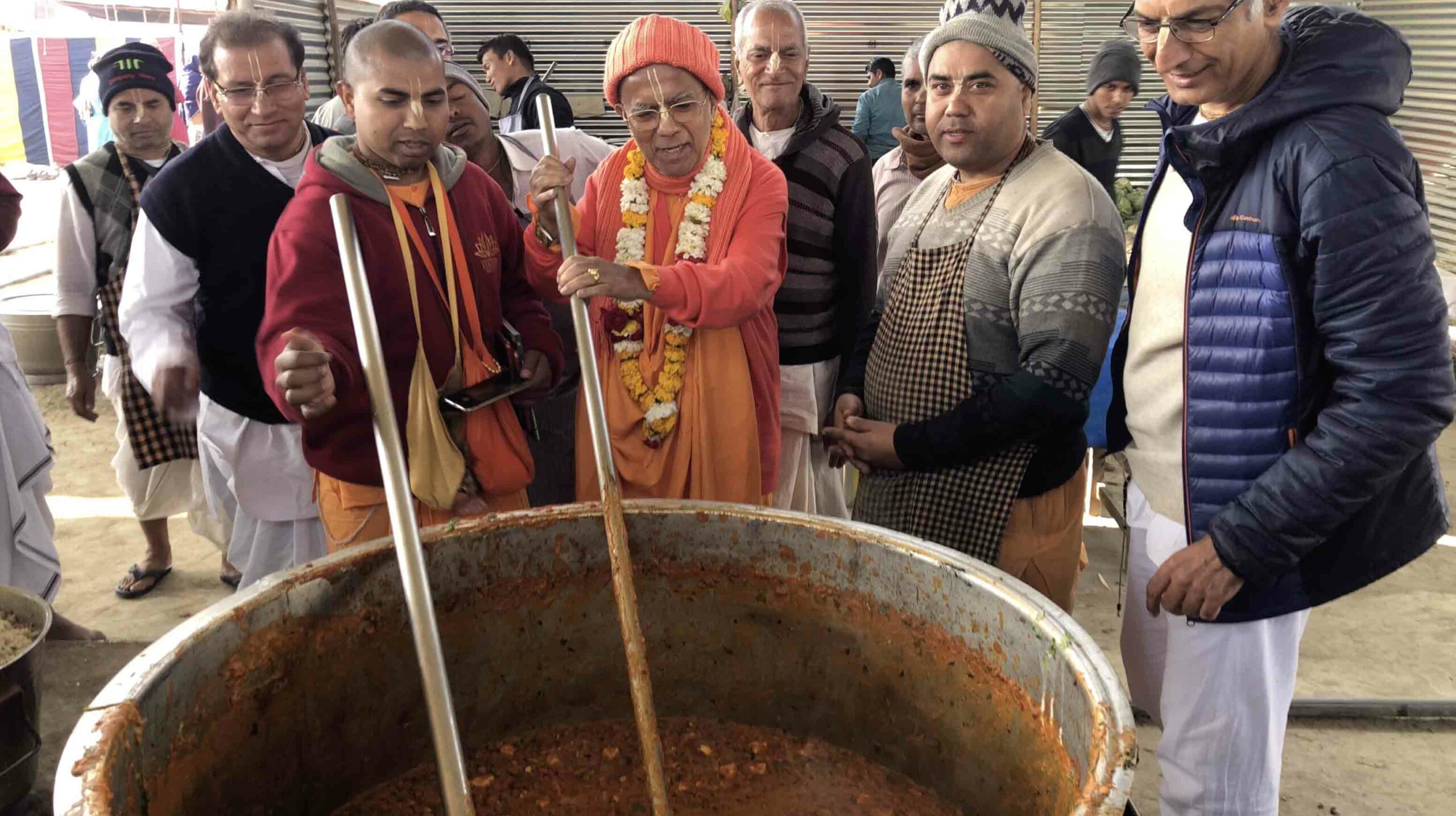 iskcon food donation kitchen