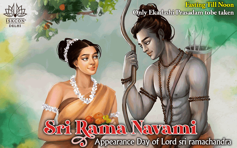 Appearance day of Lord Ram (Ram Navami)