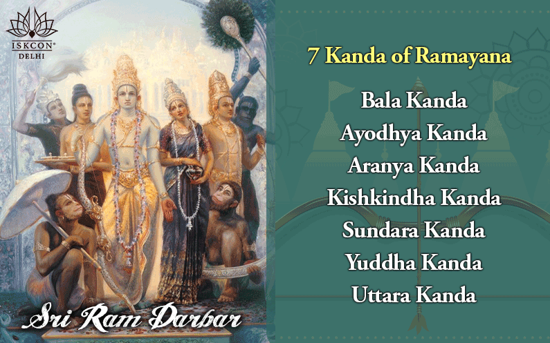 ramayana into 7 parts