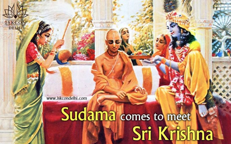 sudama presented the rice to krishna on Akshaya tritya
