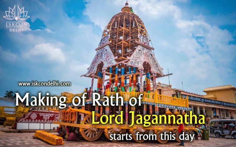 lord jagannatha rath making started on Akshaya tritya
