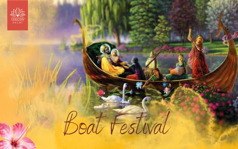 celebration of boat festival 2023 in ISKCON Delhi