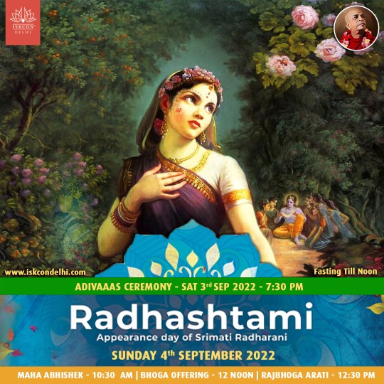 celebration of radha ashtami in 2022