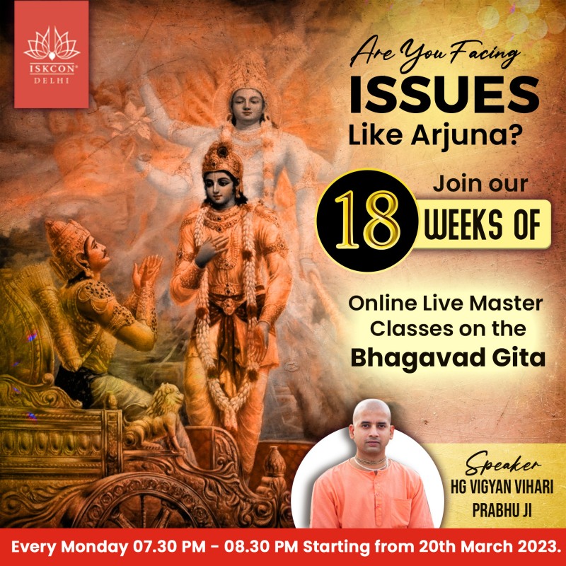 Online Gita Course starting from 20th march 2023