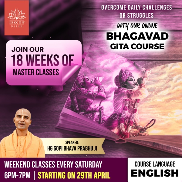 Bhagavad Gita Course in English Learn Bhagavad Gita Course in English
