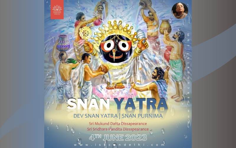 Snana Yatra Festival- Auspicious Appearance of Lord Jagannath
