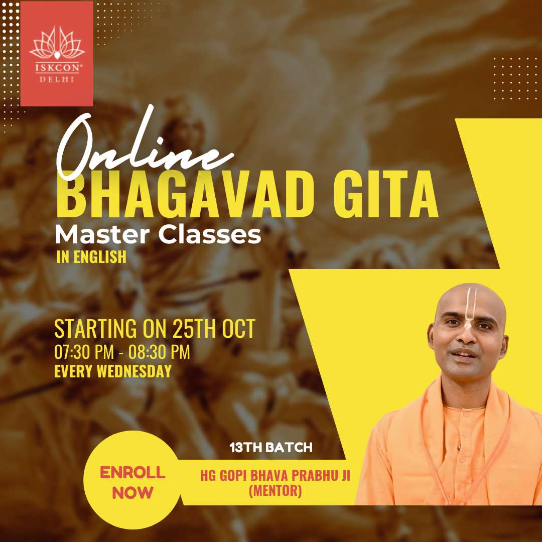 Gita Batch-13 Bhagavad Gita Course in english