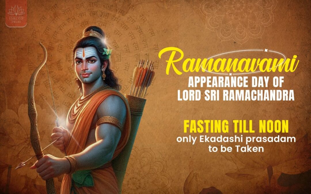 Appearance day of Lord Ram (Ram Navami)