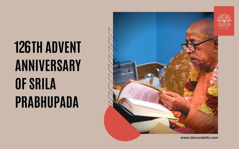126th advent anniversary of Srila Prabhupada