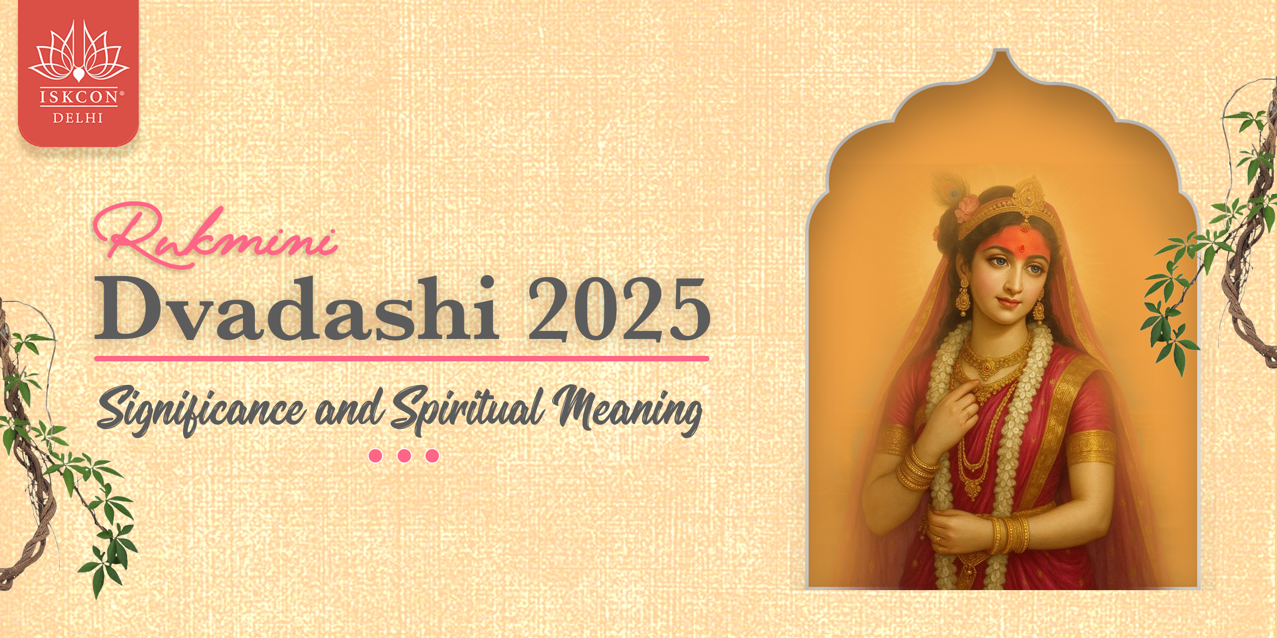 Srimati Rukmini Devi Appearance